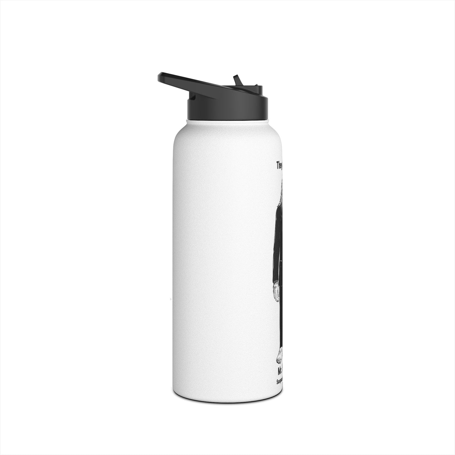 Mr. Squatch Stainless Steel Water Bottle, Standard Lid