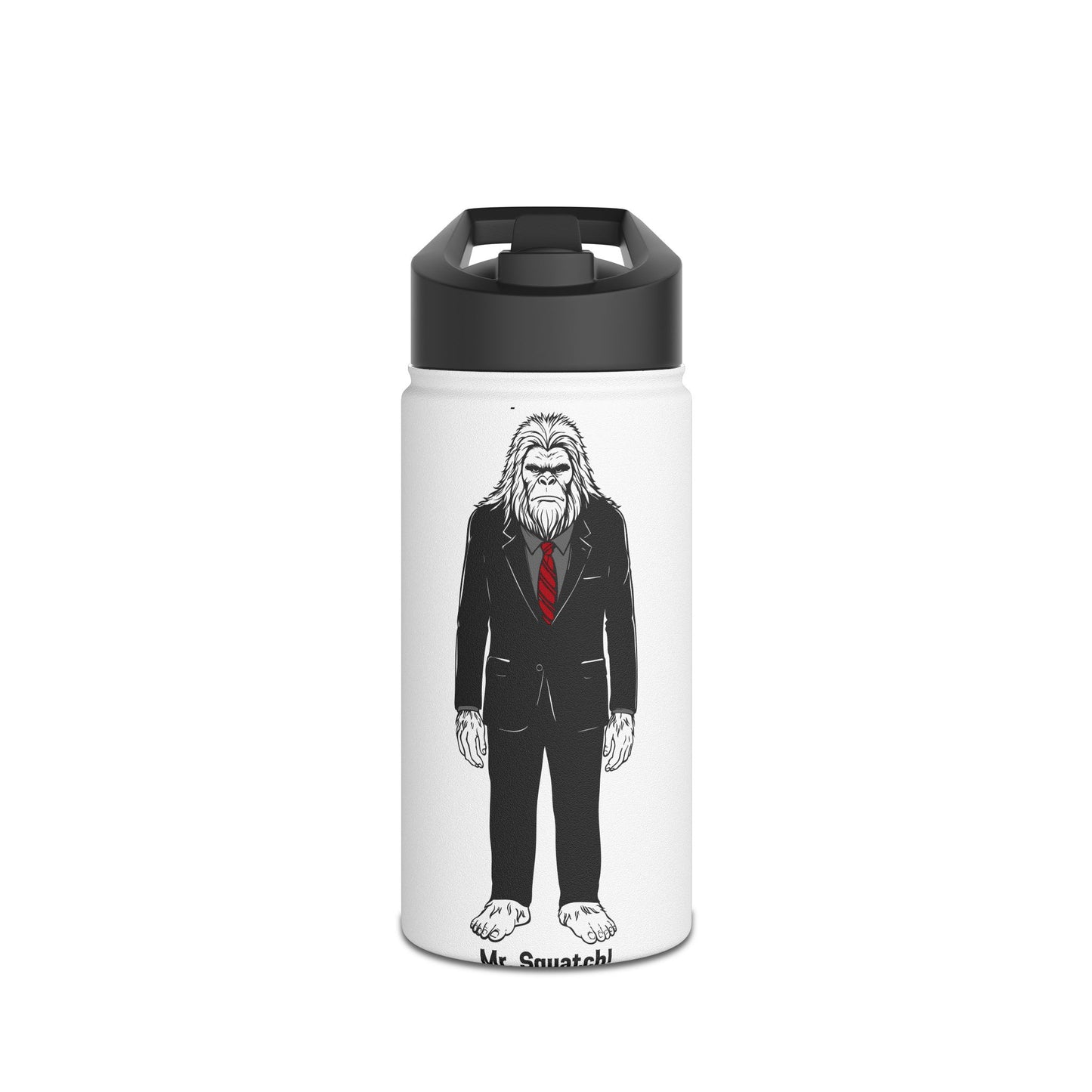 Mr. Squatch Stainless Steel Water Bottle, Standard Lid