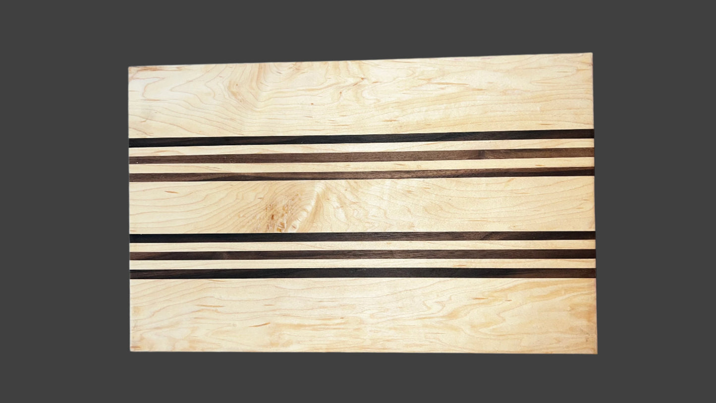 12" x 9" x .75" Custom edge grain Cutting Board - Made to Order