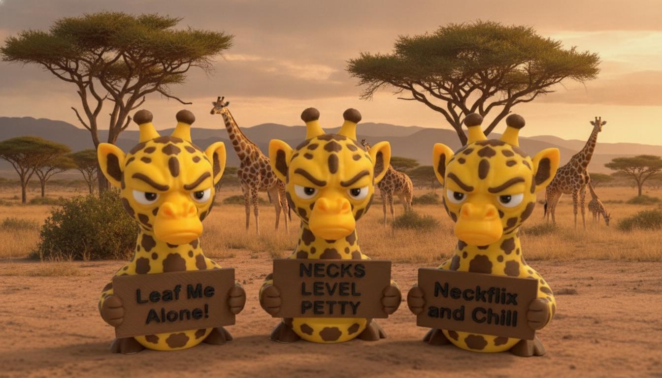 Giraffes with Attitude