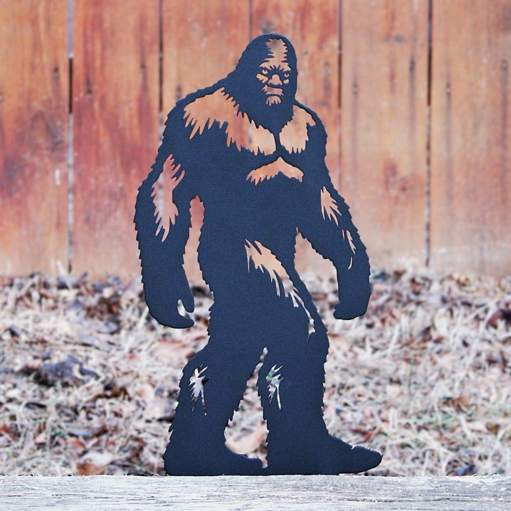 Sasquatch Metal Silhouette