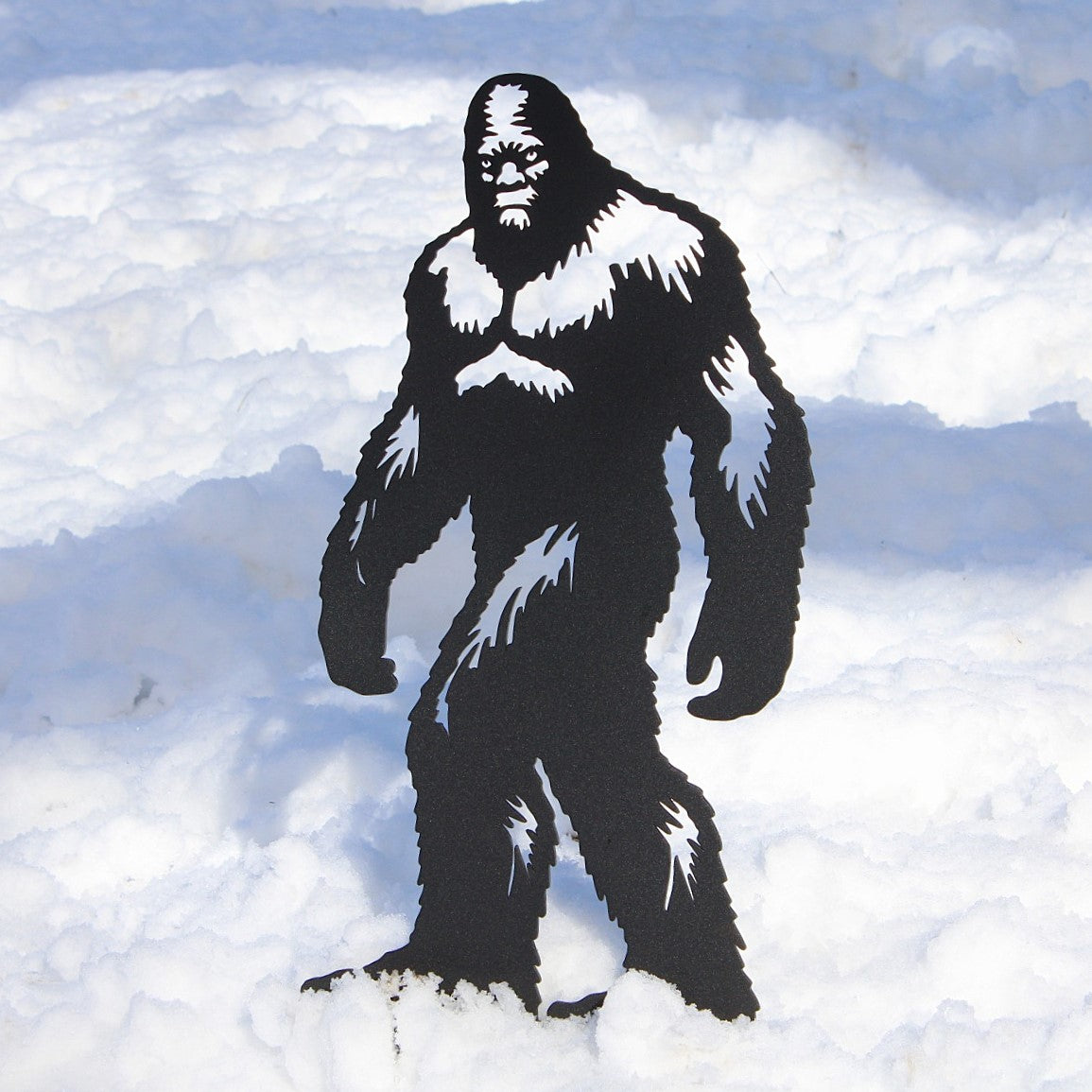 Sasquatch Metal Silhouette
