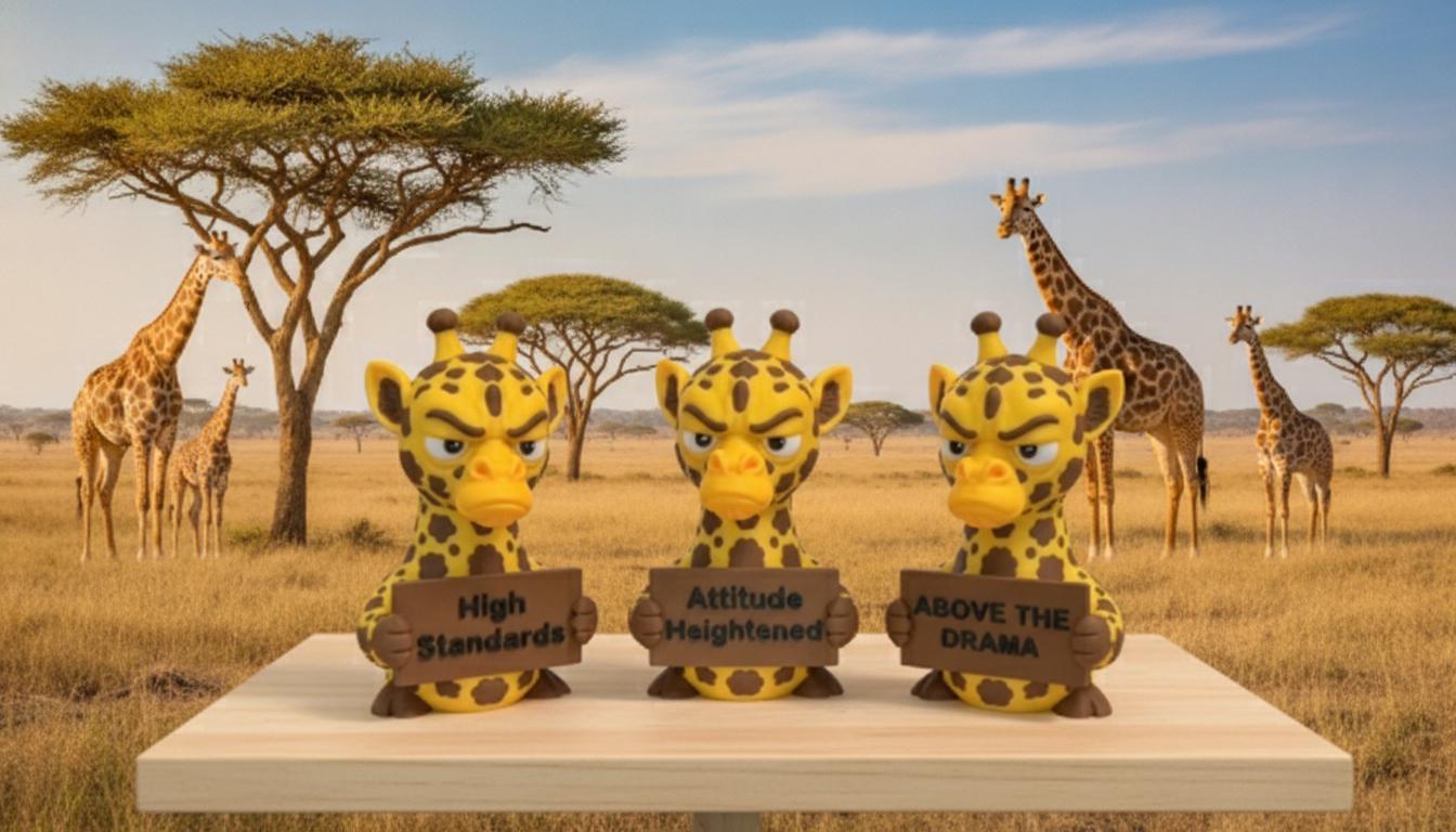 Giraffes with Attitude