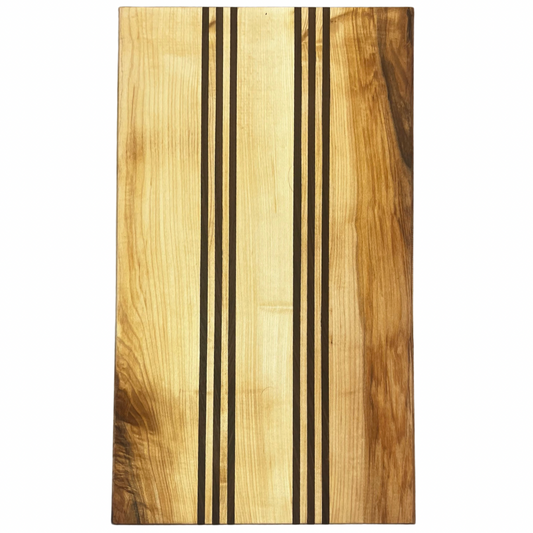 Walnut with Maple Striped Edge Grain Cutting Board