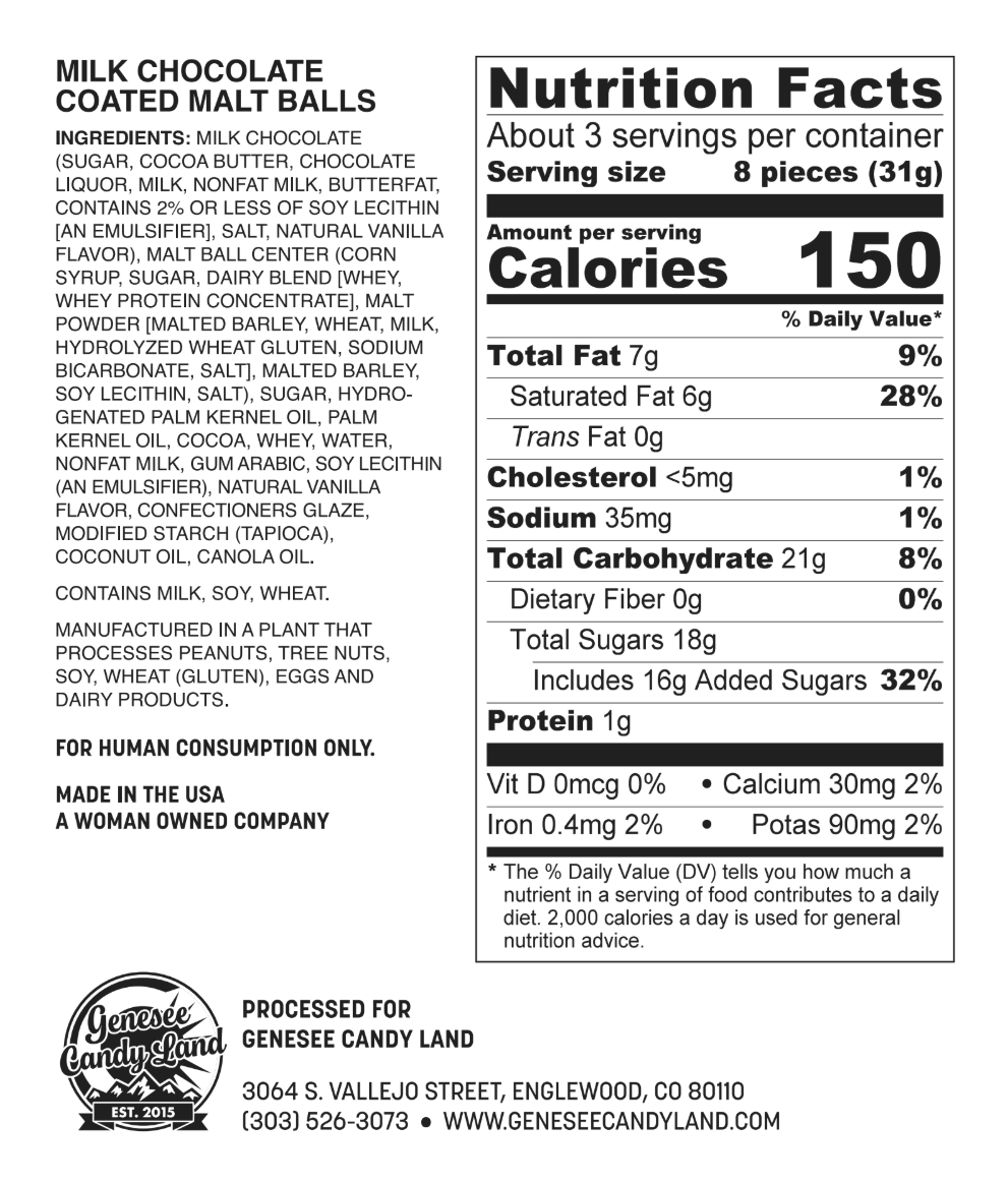 Sasquatch Poop (Chocolate Covered Malt Balls)