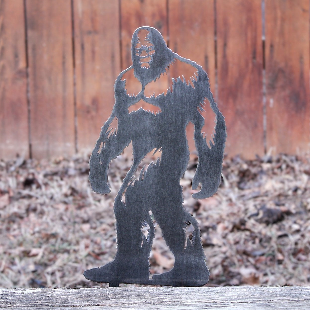 Sasquatch Metal Silhouette