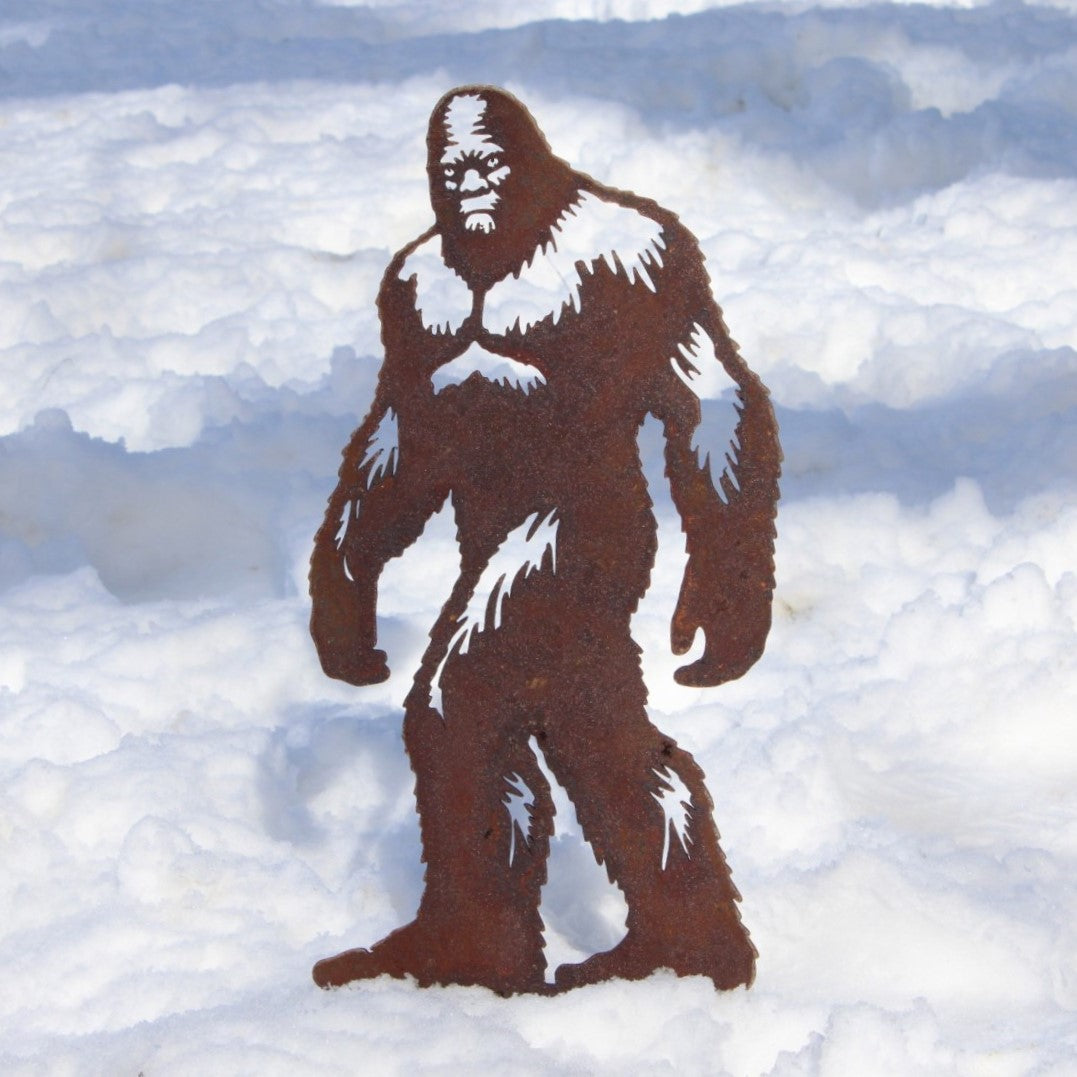 Sasquatch Metal Silhouette