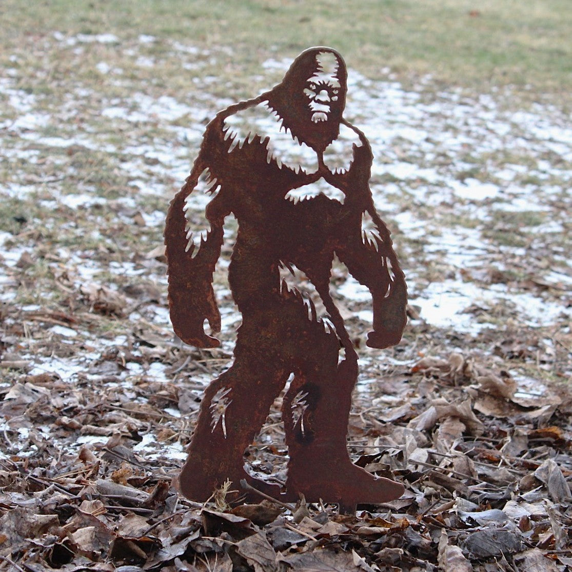 Sasquatch Metal Silhouette