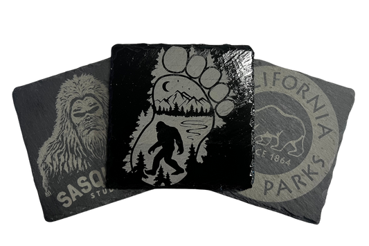 Custom 4" Slate Coaster