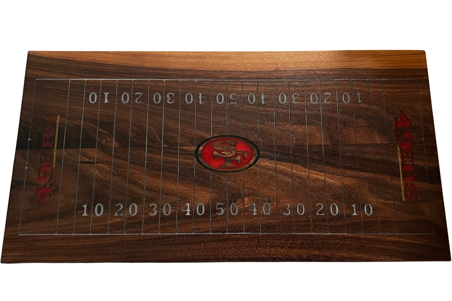 Custom Football Themed Charcuterie Board