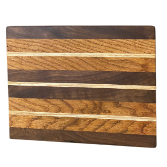 12" x 9" x .75" Custom edge grain Cutting Board - Made to Order