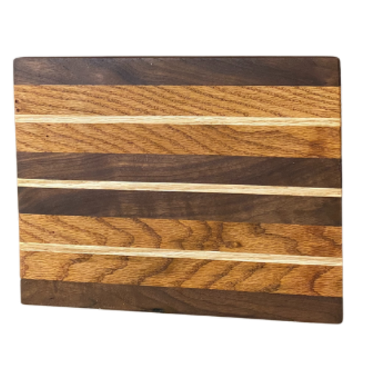 12" x 9" x .75" Custom edge grain Cutting Board - Made to Order