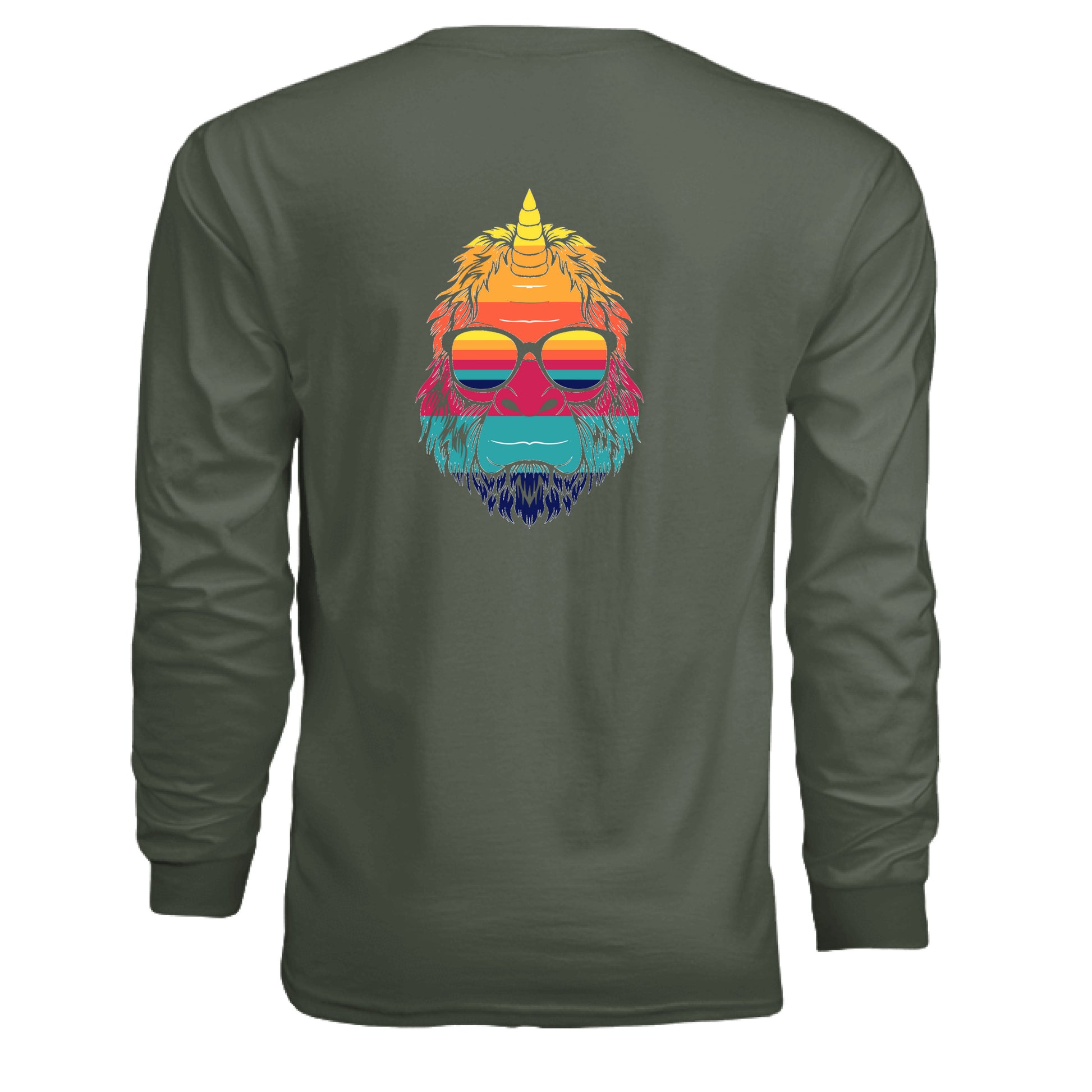 MILITARY GREEN - BACK