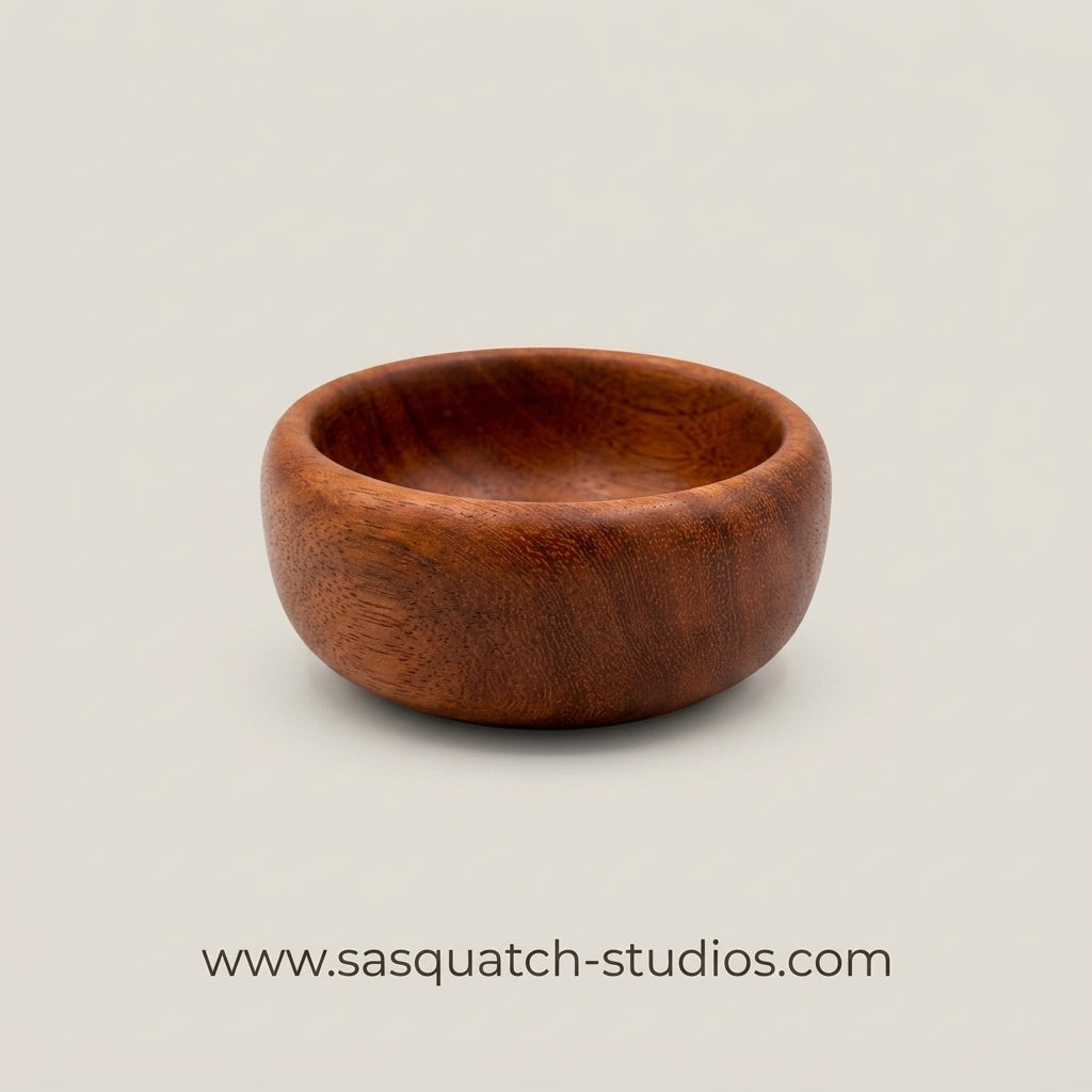 Hand-Turned Wooden Pinch Bowl - Jewelry & Spice Bowl
