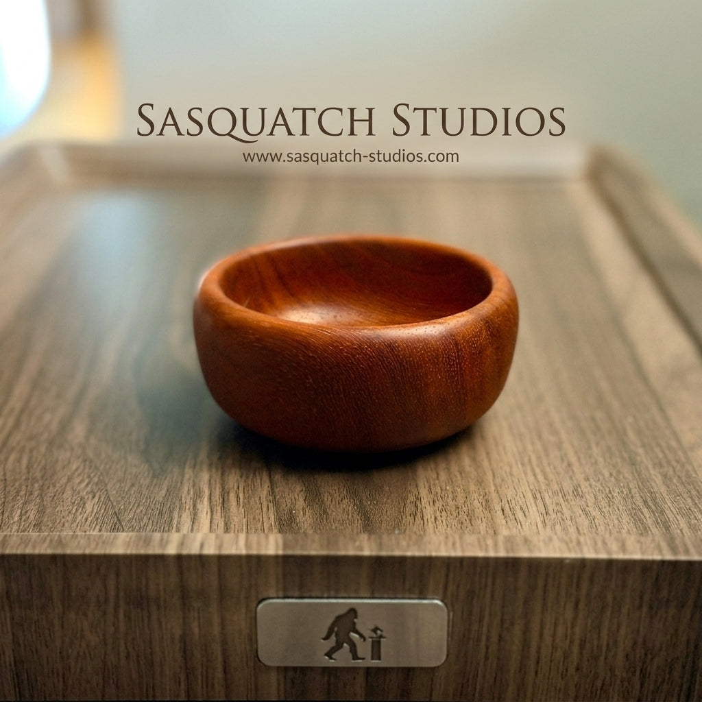 Hand-Turned Wooden Pinch Bowl - Jewelry & Spice Bowl