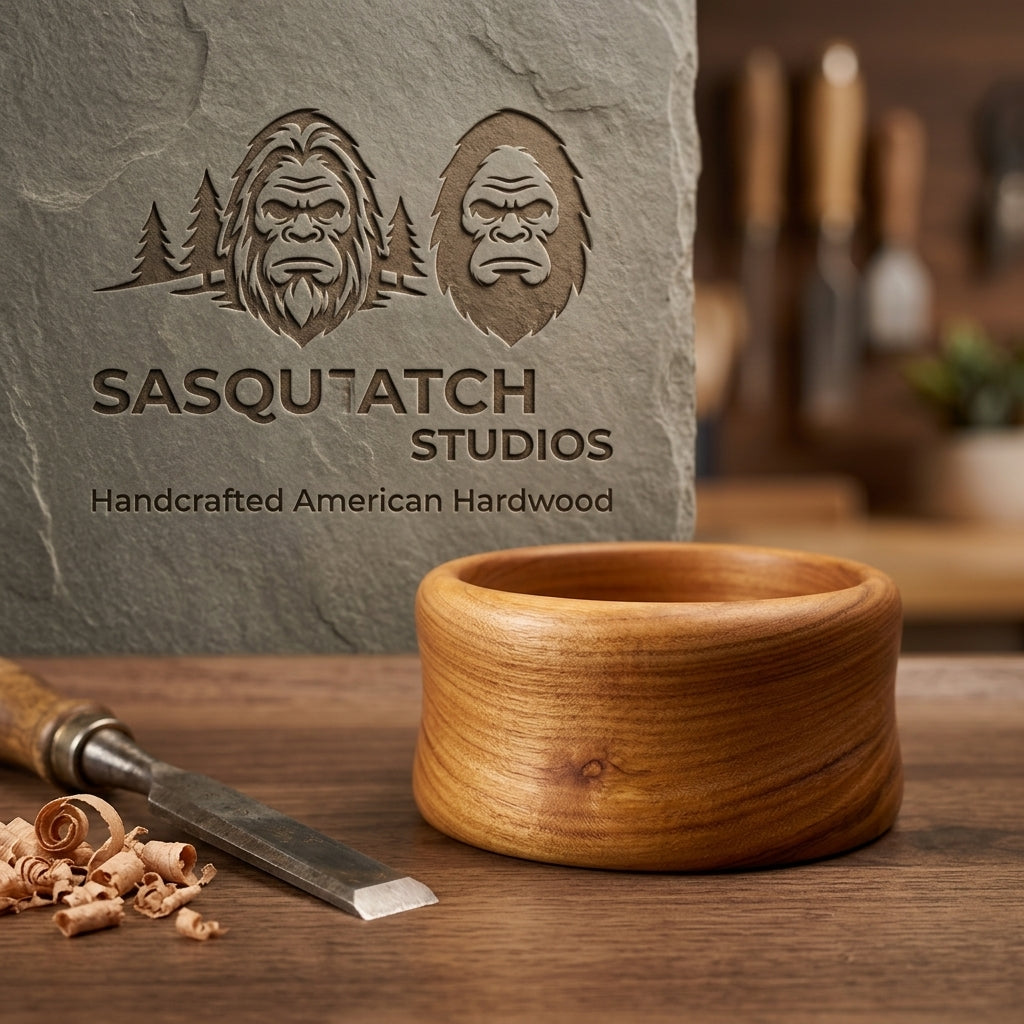 Hand-Turned Wooden Pinch Bowl - Jewelry & Spice Bowl