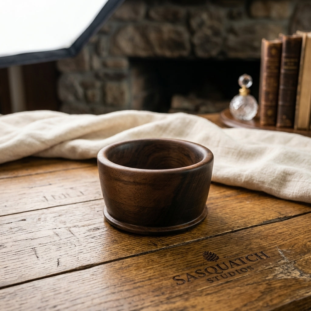 Hand-Turned Black Walnut Bowl
